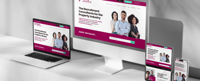 our new website image